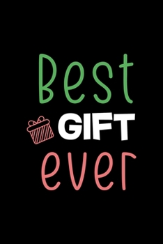 Best gift ever: All Purpose 6x9 Blank Lined Notebook Journal Way Better Than A Card Trendy Unique Gift Solid Black Elf