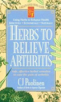 Paperback Herbs to Relieve Arthritis Book