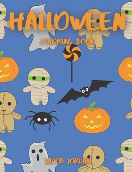 Paperback Halloween Coloring Book: Halloween Book For Kids and Toddlers Book