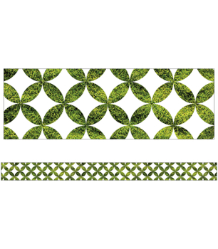 Misc. Supplies Woodland Whimsy Moss Lattice Straight Borders Book