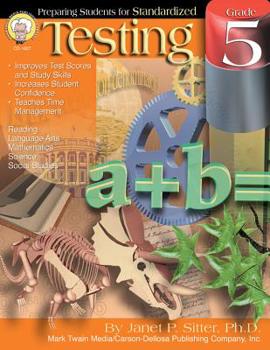 Paperback Preparing Students for Standardized Testing, Grade 5 Book