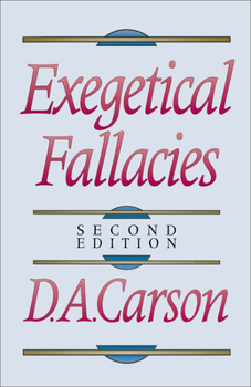 Paperback Exegetical Fallacies Book