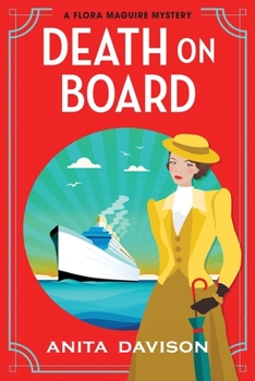 Paperback Death On Board [Large Print] Book