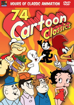 DVD Cartoon Classics 74 Pack Book
