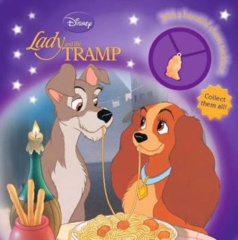 Hardcover Lady and the Tramp: Storybook With Charm Necklace Book