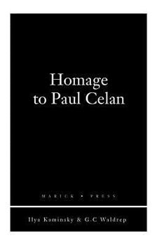 Paperback Homage to Paul Celan Book