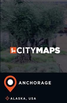 Paperback City Maps Anchorage Alaska, USA Book