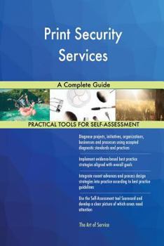Paperback Print Security Services A Complete Guide Book