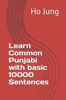 Paperback Learn Common Punjabi with basic 10000 Sentences Book