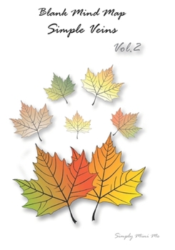 Paperback Blank Mind Map - Simple Veins (Vol.2): 100 templates Book
