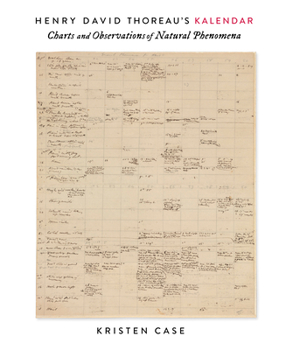 Hardcover Henry David Thoreau's Kalendar: Charts and Observations of Natural Phenomena Book