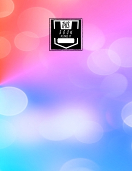 Sheet Music Notebook: Spiral Bokeh Blue - Blank Sheet Music, Large Notebook