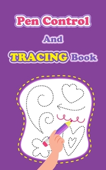 Paperback Pen Control and Tracing Book: Line Tracing for Toddlers, Shapes Tracing And More, Kids Learning Activities Book