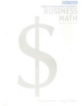 Student Solutions Manual for Business Math, Brief and Study Guide Package
