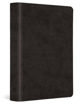 Imitation Leather ESV Value Large Print Compact Bible (Trutone, Black) Book