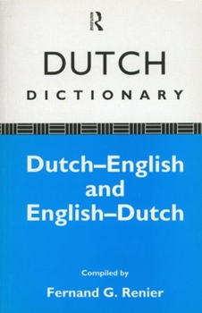 Paperback Dutch Dictionary: Dutch-English, English-Dutch Book