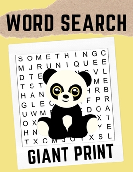 Paperback Giant Print Word Search: Giant Print Word Search Books for Seniors (Vol. 1) - Enlarged Word Searches for Seniors [Large Print] Book