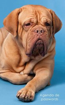 Paperback Agenda de passwords: Agenda para endereços electrónicos e passwords - Capa French Mastiff [Portuguese] Book