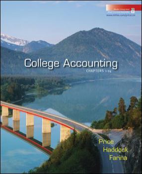 Hardcover College Accounting, Chapters 1-24 Book