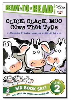 Paperback Click, Clack! Ready-To-Read Value Pack: Click, Clack, Moo; Giggle, Giggle, Quack; Dooby Dooby Moo; Click, Clack, Boo!; Click, Clack, Peep!; Click, Cla Book