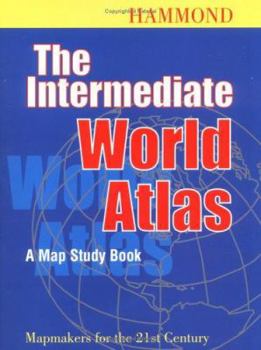 Hardcover Intermediate World Atlas Book