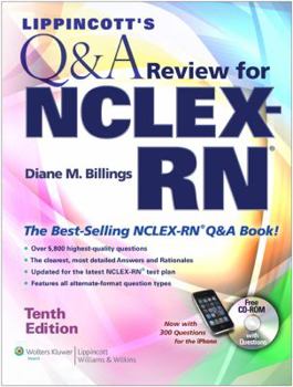 Paperback Lippincott's Q&A Review for NCLEX-RN Book