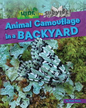 Library Binding Animal Camouflage in a Backyard Book