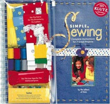 Paperback Simple Sewing [With Fabric/Needles/Bias Tape/Ribbon/Thread/Lace/Etc.] Book