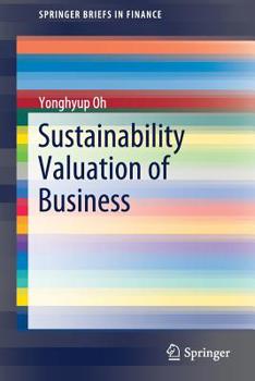 Paperback Sustainability Valuation of Business Book