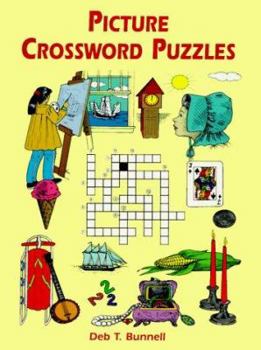 Paperback Picture Crossword Puzzles Book