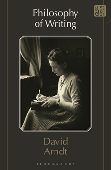 Hardcover Philosophy of Writing Book