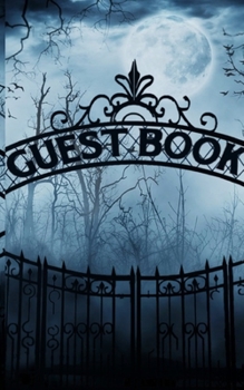 Paperback Halloween Haunted Graveyard Guest Book: Halowwen Haunted Guest Book