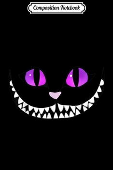 Composition Notebook: Halloween Cheshire Cat Grinning Smile Wonderland Floating Journal/Notebook Blank Lined Ruled 6x9 100 Pages