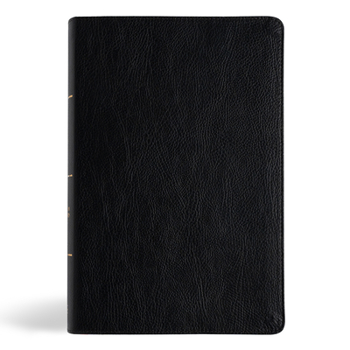 Hardcover CSB Everyday Study Bible, Black Bonded Leather Book