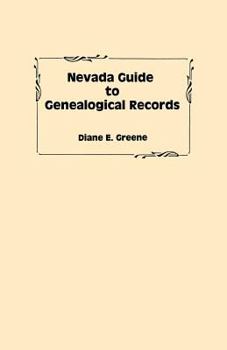Paperback Nevada Guide to Genealogical Records Book