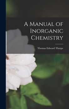 Hardcover A Manual of Inorganic Chemistry Book