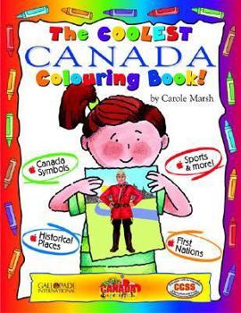 Paperback The Coolest Canada Colouring Book