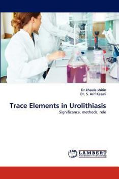 Paperback Trace Elements in Urolithiasis Book