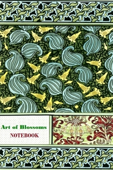 Paperback Art of Blossoms NOTEBOOK [ruled Notebook/Journal/Diary to write in, 60 sheets, Medium Size (A5) 6x9 inches] Book