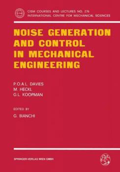 Paperback Noise Generation and Control in Mechanical Engineering Book