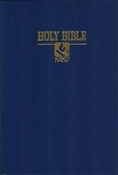 Hardcover Holy Bible New Revised Standard Version/Pew,Navy [Large Print] Book