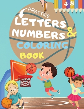 Paperback Letters and Numbers Coloring Book