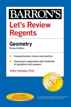 Paperback Let's Review Regents: Geometry Revised Edition Book