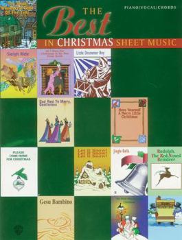 Paperback The Best in Christmas Sheet Music: Piano/Vocal/Chords Book