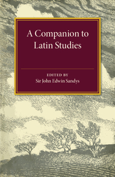 Paperback A Companion to Latin Studies Book