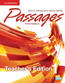 Paperback Passages Level 1 Teacher's Edition with Assessment Audio CD/CD-ROM [With Audio CD/CDROM] Book