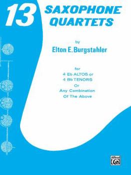 Paperback 13 Saxophone Quartets Book