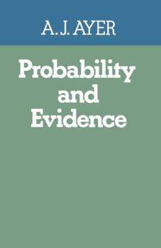 Paperback Probability and Evidence Book