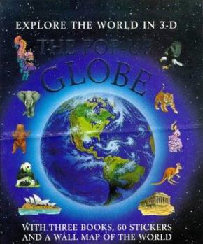 Hardcover Explore the world in 3-D: With three books, 60 stickers, and a wall map of the world Book