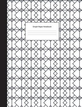 Paperback Graph Paper Notebook: Diamond Pattern Math Composition Book Quad Ruled 4 x 4 (.25") Squares Graphing Paper for Students Large, 8.5 x 11 in Book